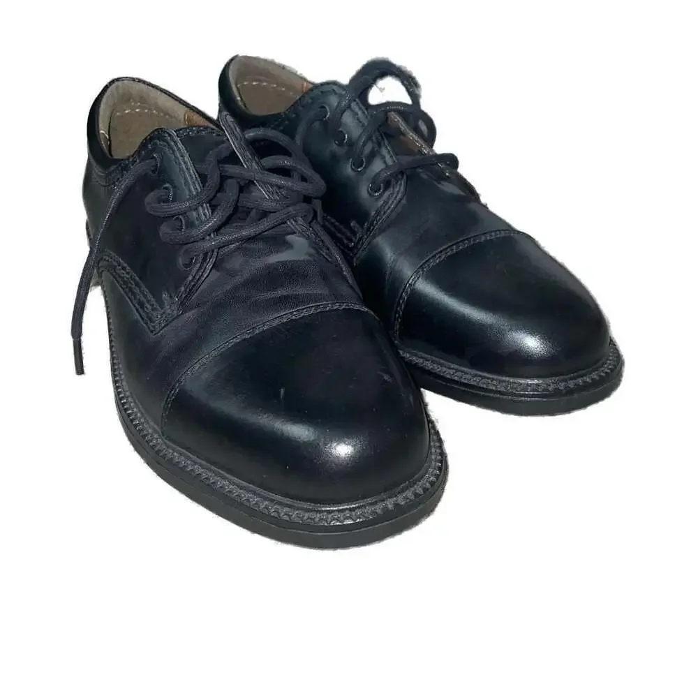Dockers Men's Gordon Leather Cap Toe Oxford Dress Shoes Black